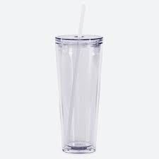Acrylic Snow Globe Tumbler - 24oz